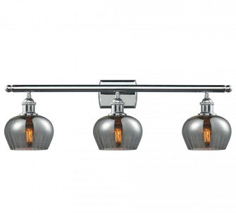 Fenton - 3 Light - 27 inch - Polished Chrome - Bath Vanity Light (3442|516-3W-PC-G93)