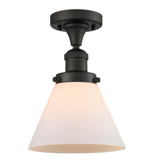 Cone - 1 Light - 8 inch - Oil Rubbed Bronze - Semi-Flush Mount (3442|517-1CH-OB-G41)