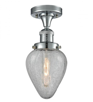 Geneseo - 1 Light - 7 inch - Polished Chrome - Semi-Flush Mount (3442|517-1CH-PC-G165)