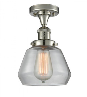 Fulton - 1 Light - 7 inch - Polished Nickel - Semi-Flush Mount (3442|517-1CH-PN-G172)