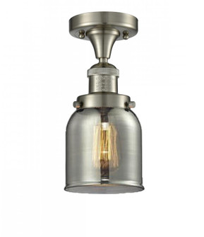 Bell - 1 Light - 5 inch - Brushed Satin Nickel - Semi-Flush Mount (3442|517-1CH-SN-G53)