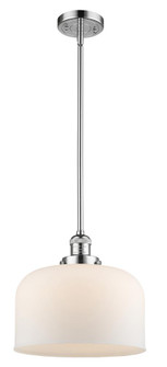 Bell - 1 Light - 12 inch - Polished Chrome - Stem Hung - Mini Pendant (3442|201S-PC-G71-L)