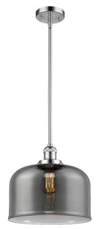 Bell - 1 Light - 12 inch - Polished Chrome - Stem Hung - Mini Pendant (3442|201S-PC-G73-L)