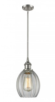 Eaton - 1 Light - 6 inch - Brushed Satin Nickel - Mini Pendant (3442|516-1S-SN-G82)