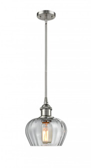 Fenton - 1 Light - 7 inch - Brushed Satin Nickel - Mini Pendant (3442|516-1S-SN-G92)