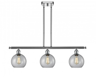 Athens - 3 Light - 36 inch - Polished Chrome - Stem hung - Island Light (3442|516-3I-PC-G122)