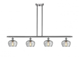 Fenton - 4 Light - 48 inch - Brushed Satin Nickel - Stem hung - Island Light (3442|516-4I-SN-G92)