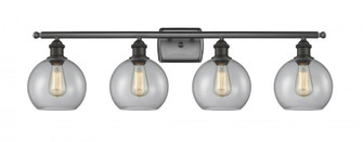 Athens - 4 Light - 38 inch - Oil Rubbed Bronze - Bath Vanity Light (3442|516-4W-OB-G122)