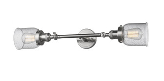 Bell - 2 Light - 5 inch - Brushed Satin Nickel - Adjustable Bath Vanity Light (3442|208L-SN-G54)