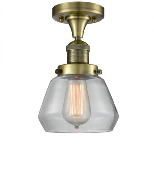 Fulton - 1 Light - 7 inch - Antique Brass - Semi-Flush Mount (3442|517-1CH-AB-G172)