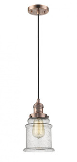 Canton - 1 Light - 6 inch - Antique Copper - Cord hung - Mini Pendant (3442|201C-AC-G184-LED)