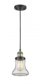 Bellmont - 1 Light - 6 inch - Black Antique Brass - Cord hung - Mini Pendant (3442|201C-BAB-G192)