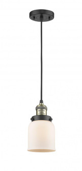 Bell - 1 Light - 5 inch - Black Antique Brass - Cord hung - Mini Pendant (3442|201C-BAB-G51)