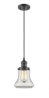 Bellmont - 1 Light - 6 inch - Oil Rubbed Bronze - Cord hung - Mini Pendant (3442|201C-OB-G192-LED)