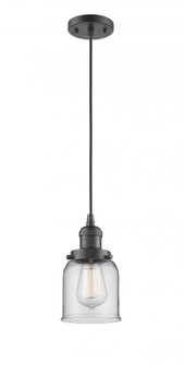Bell - 1 Light - 5 inch - Oil Rubbed Bronze - Cord hung - Mini Pendant (3442|201C-OB-G52-LED)
