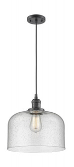Bell - 1 Light - 12 inch - Oil Rubbed Bronze - Cord hung - Mini Pendant (3442|201C-OB-G74-L-LED)