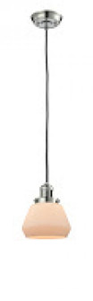 Fulton - 1 Light - 7 inch - Polished Nickel - Cord hung - Mini Pendant (3442|201C-PN-G171-LED)