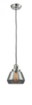 Fulton - 1 Light - 7 inch - Polished Nickel - Cord hung - Mini Pendant (3442|201C-PN-G173-LED)