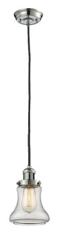 Bellmont - 1 Light - 6 inch - Polished Nickel - Cord hung - Mini Pendant (3442|201C-PN-G192-LED)