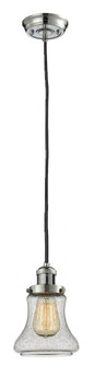 Bellmont - 1 Light - 6 inch - Polished Nickel - Cord hung - Mini Pendant (3442|201C-PN-G194-LED)