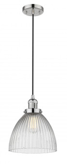 Seneca Falls - 1 Light - 10 inch - Polished Nickel - Cord hung - Mini Pendant (3442|201C-PN-G222-LED)