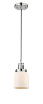 Bell - 1 Light - 5 inch - Polished Nickel - Cord hung - Mini Pendant (3442|201C-PN-G51-LED)