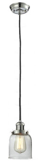 Bell - 1 Light - 5 inch - Polished Nickel - Cord hung - Mini Pendant (3442|201C-PN-G52-LED)