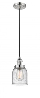Bell - 1 Light - 5 inch - Polished Nickel - Cord hung - Mini Pendant (3442|201C-PN-G54-LED)
