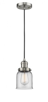 Bell - 1 Light - 5 inch - Brushed Satin Nickel - Cord hung - Mini Pendant (3442|201C-SN-G52-LED)