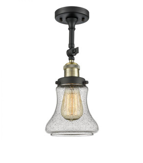 Bellmont - 1 Light - 6 inch - Black Antique Brass - Adjustable Semi-Flush Mount (3442|201F-BAB-G194)