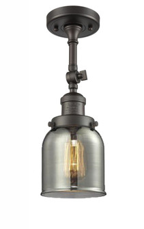 Bell - 1 Light - 5 inch - Oil Rubbed Bronze - Adjustable Semi-Flush Mount (3442|201F-OB-G53-LED)
