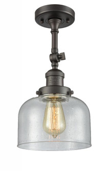 Bell - 1 Light - 8 inch - Oil Rubbed Bronze - Adjustable Semi-Flush Mount (3442|201F-OB-G74-LED)