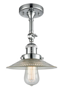 Halophane - 1 Light - 9 inch - Polished Chrome - Adjustable Semi-Flush Mount (3442|201F-PC-G2-LED)