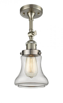 Bellmont - 1 Light - 6 inch - Brushed Satin Nickel - Adjustable Semi-Flush Mount (3442|201F-SN-G192-LED)