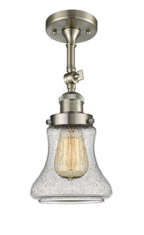 Bellmont - 1 Light - 6 inch - Brushed Satin Nickel - Adjustable Semi-Flush Mount (3442|201F-SN-G194-LED)