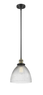 Seneca Falls - 1 Light - 10 inch - Black Antique Brass - Stem Hung - Mini Pendant (3442|201S-BAB-G222-LED)