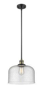 Bell - 1 Light - 12 inch - Black Antique Brass - Stem Hung - Mini Pendant (3442|201S-BAB-G74-L-LED)