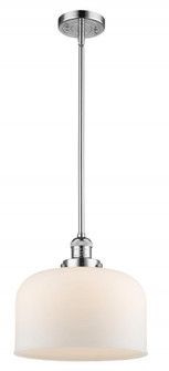 Bell - 1 Light - 12 inch - Polished Chrome - Stem Hung - Mini Pendant (3442|201S-PC-G71-L-LED)