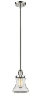 Bellmont - 1 Light - 7 inch - Polished Nickel - Stem Hung - Mini Pendant (3442|201S-PN-G192-LED)
