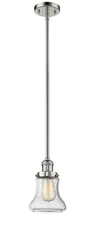 Bellmont - 1 Light - 7 inch - Polished Nickel - Stem Hung - Mini Pendant (3442|201S-PN-G194-LED)