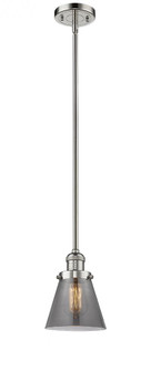 Cone - 1 Light - 6 inch - Polished Nickel - Stem Hung - Mini Pendant (3442|201S-PN-G63-LED)
