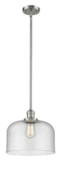 Bell - 1 Light - 12 inch - Polished Nickel - Stem Hung - Mini Pendant (3442|201S-PN-G74-L-LED)