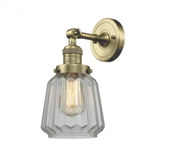 Chatham - 1 Light - 7 inch - Antique Brass - Adjustable Sconce (3442|203-AB-G142)