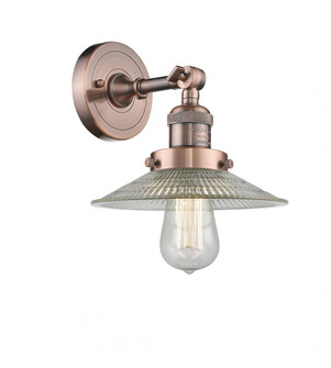 Halophane - 1 Light - 9 inch - Antique Copper - Adjustable Sconce (3442|203-AC-G2-LED)