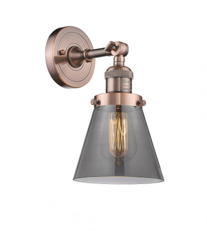 Cone - 1 Light - 6 inch - Antique Copper - Adjustable Sconce (3442|203-AC-G63-LED)