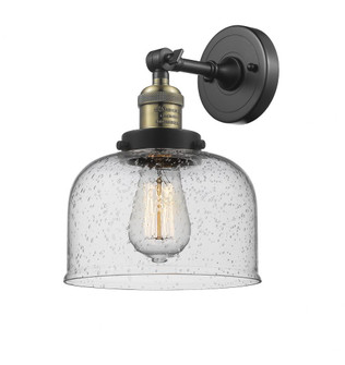 Bell - 1 Light - 8 inch - Black Antique Brass - Adjustable Sconce (3442|203-BAB-G74-LED)