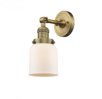 Bell - 1 Light - 5 inch - Brushed Brass - Adjustable Sconce (3442|203-BB-G51-LED)