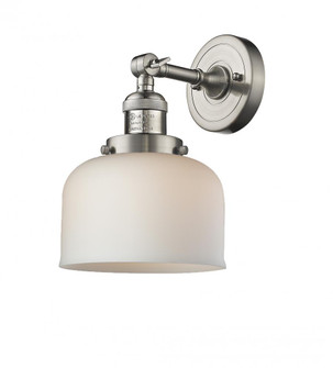 Bell - 1 Light - 8 inch - Brushed Satin Nickel - Adjustable Sconce (3442|203-SN-G71-LED)