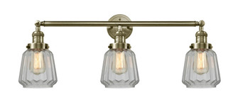 Chatham - 3 Light - 30 inch - Antique Brass - Bath Vanity Light (3442|205-AB-G142)