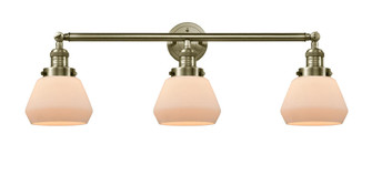 Fulton - 3 Light - 30 inch - Antique Brass - Bath Vanity Light (3442|205-AB-G171)